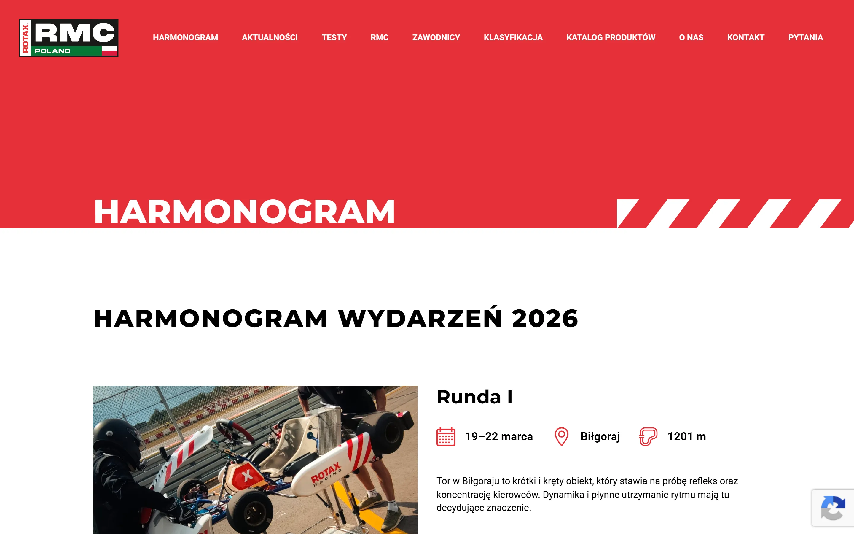 rotaxmaxchallenge.pl na komputerze