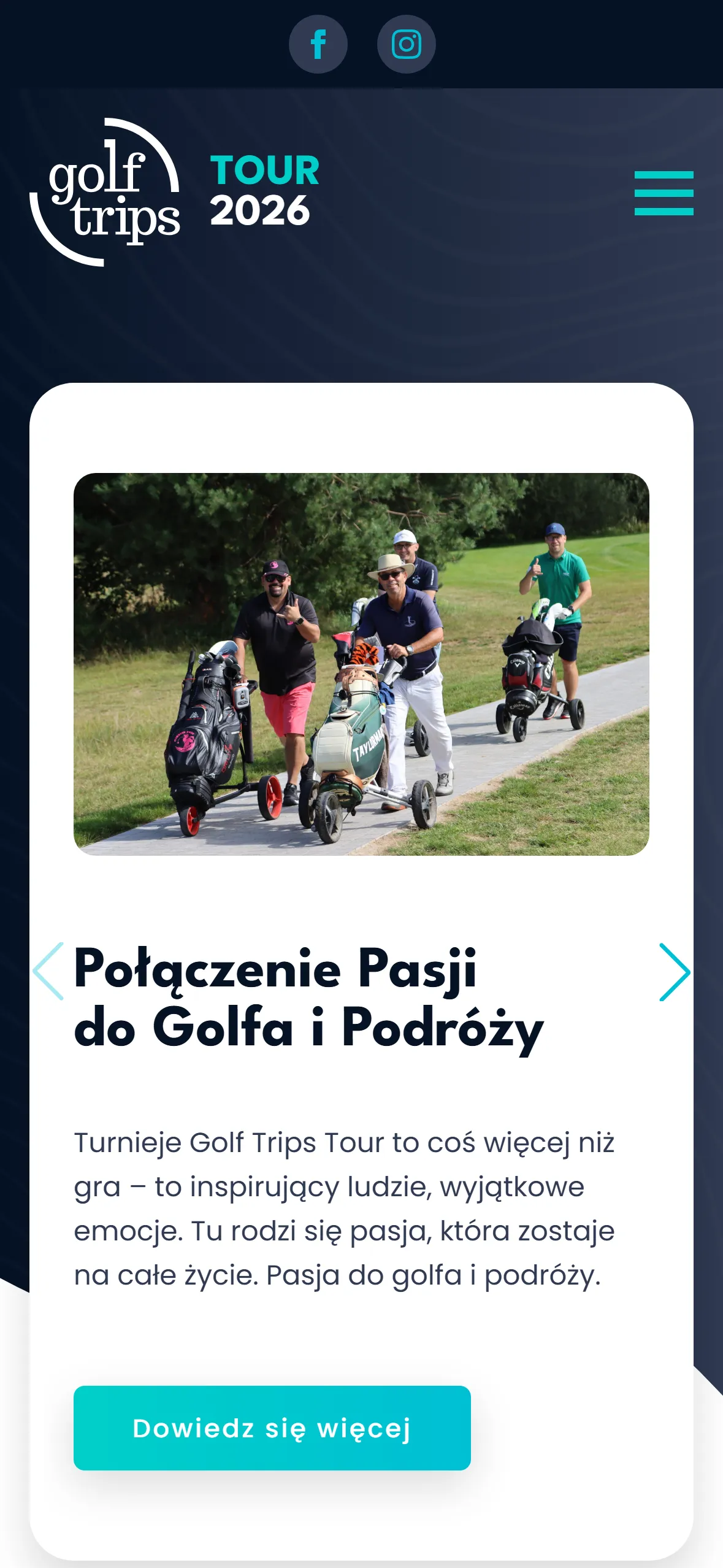golftripstour.pl na telefonie